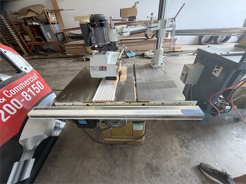 Powermatic "66" Table Saw W/ Power feeder Steff " 2034 "