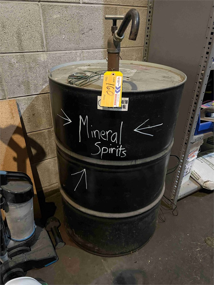 Drum Pump & Mineral Spirits