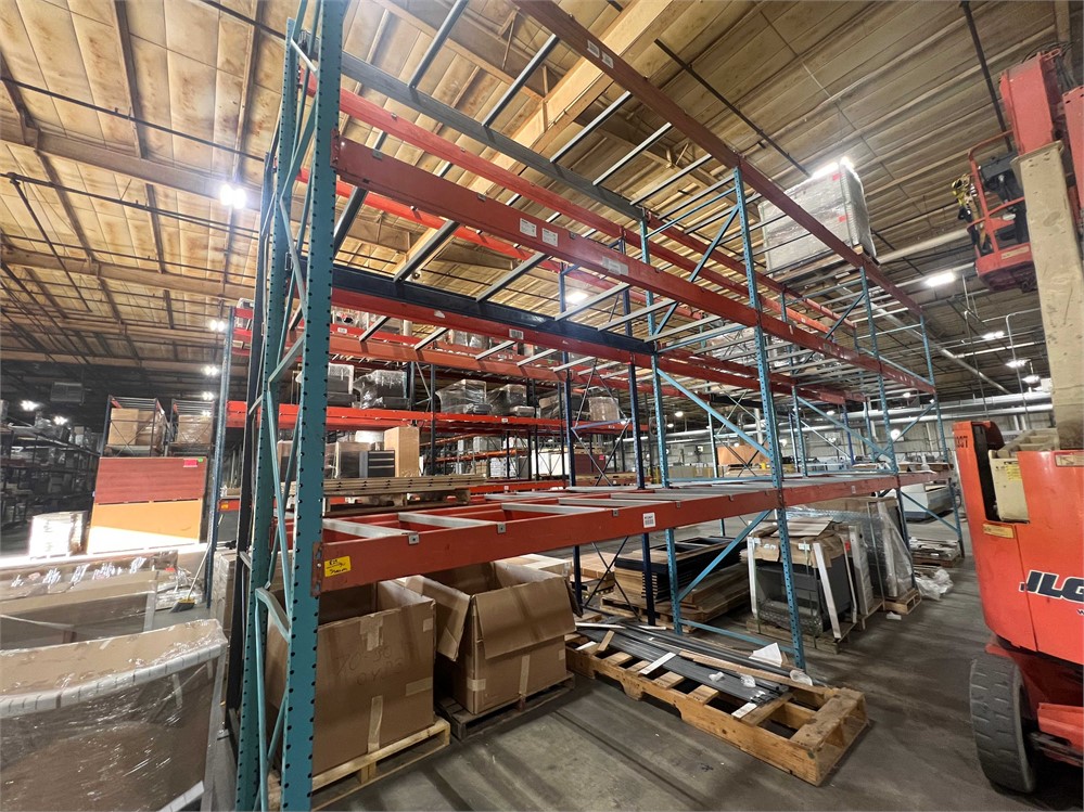 Pallet racking 3 sections