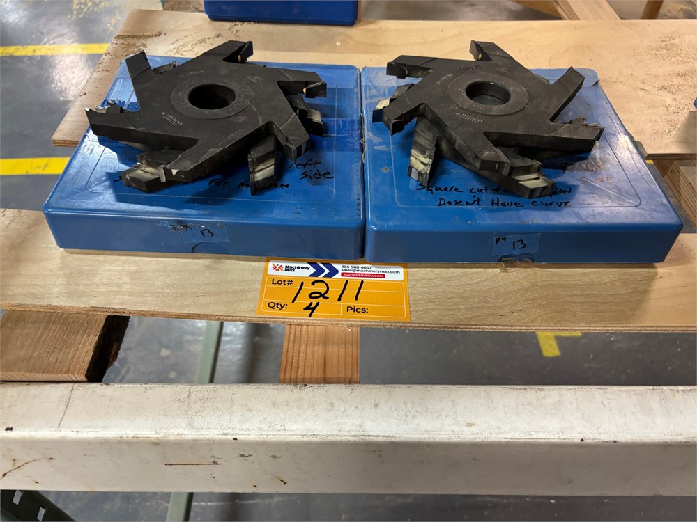 Lot of Cutter Heads - Qty (4) - as pictured