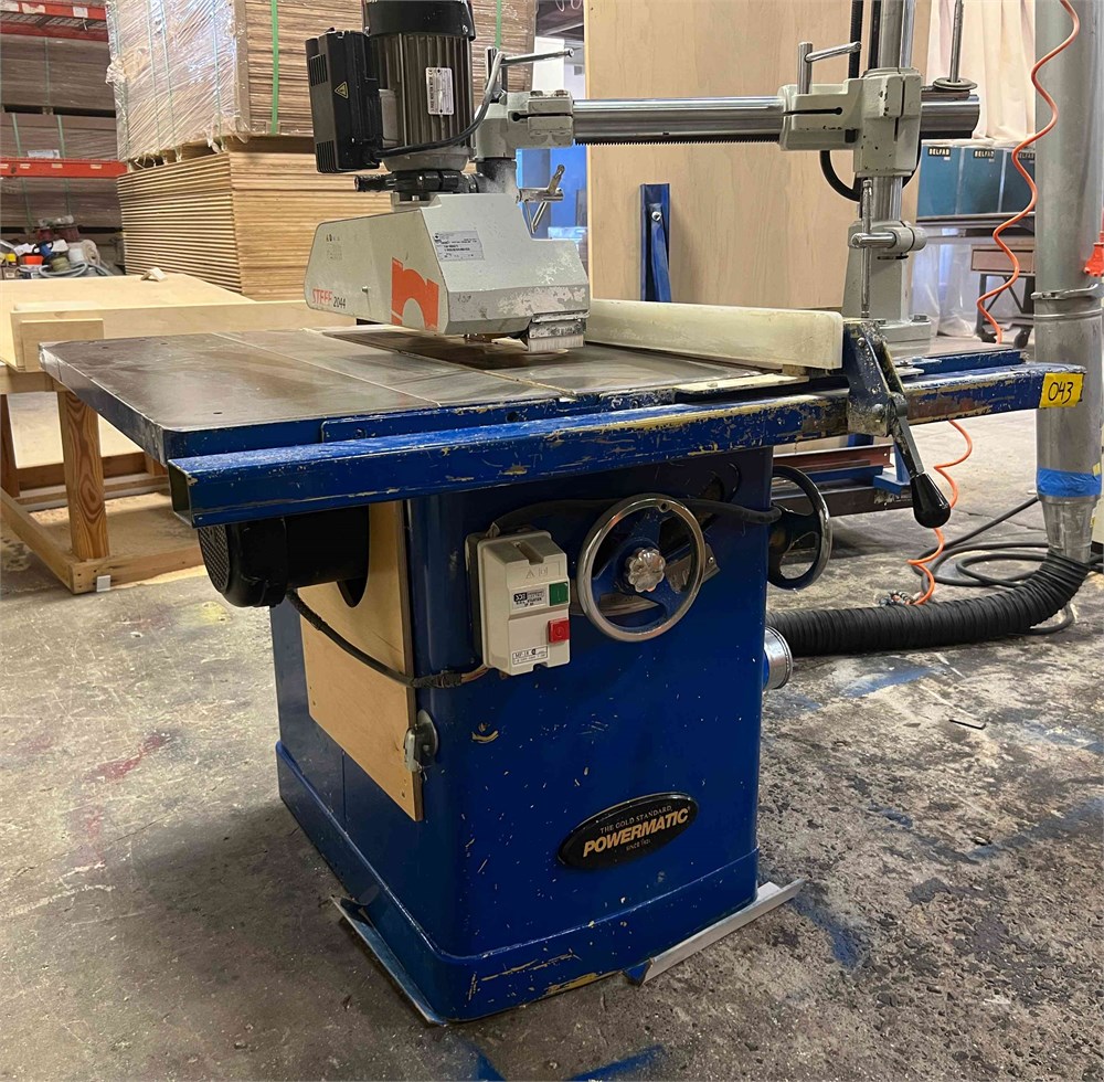 Powermatic Table Saw with Maggi Powerfeeder