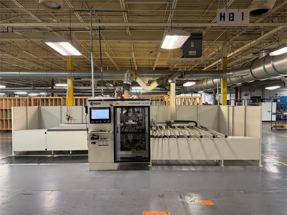 SCM "Morbidelli UX100" Feed-Thru CNC Boring Center