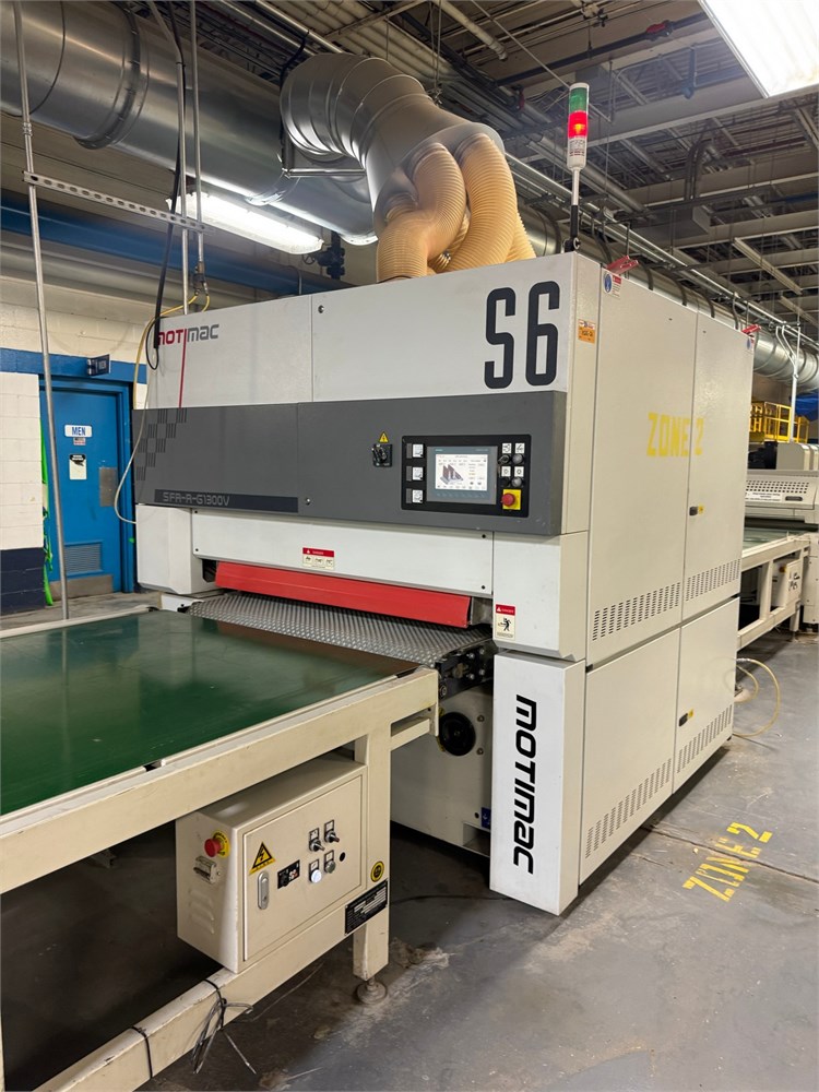 Motimac "SFR-R-G1300V" 3-Head Wide Belt Sander