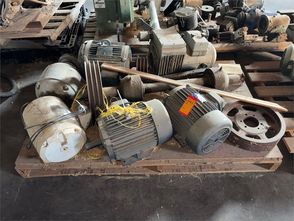 Pallet of Electric Motors as pictured