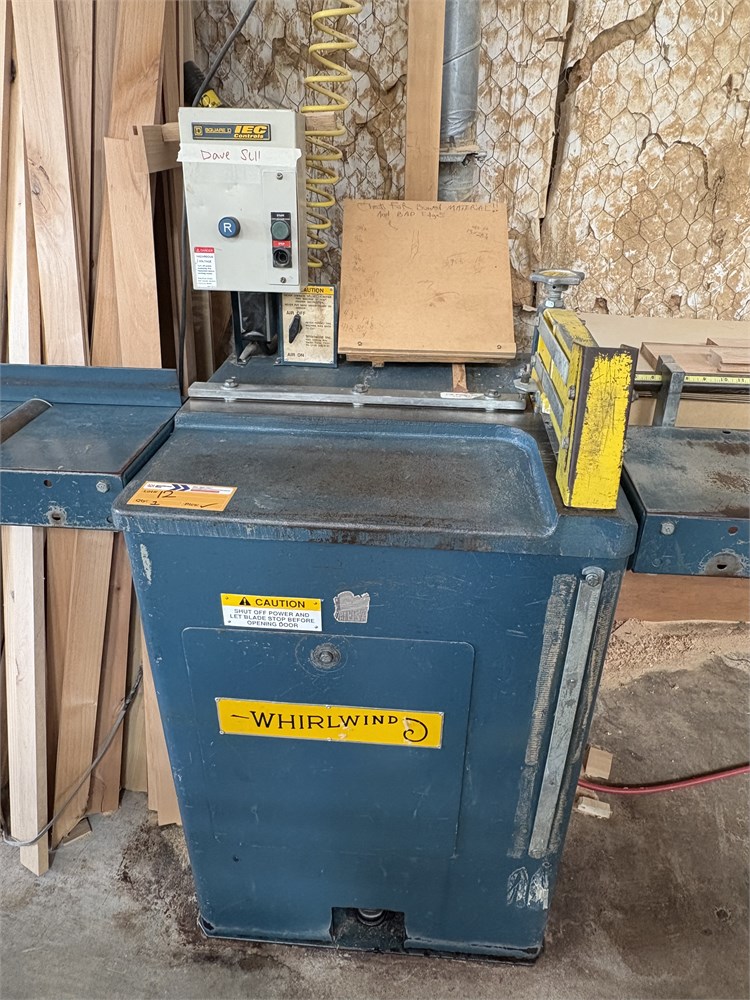 Whirlwind "1000R" Pneumatic Upcut Saw & Tables