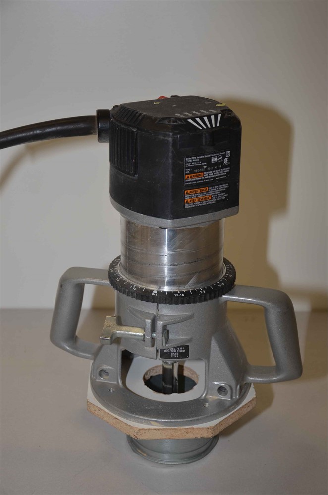Porter cable 3.25hp variable speed router