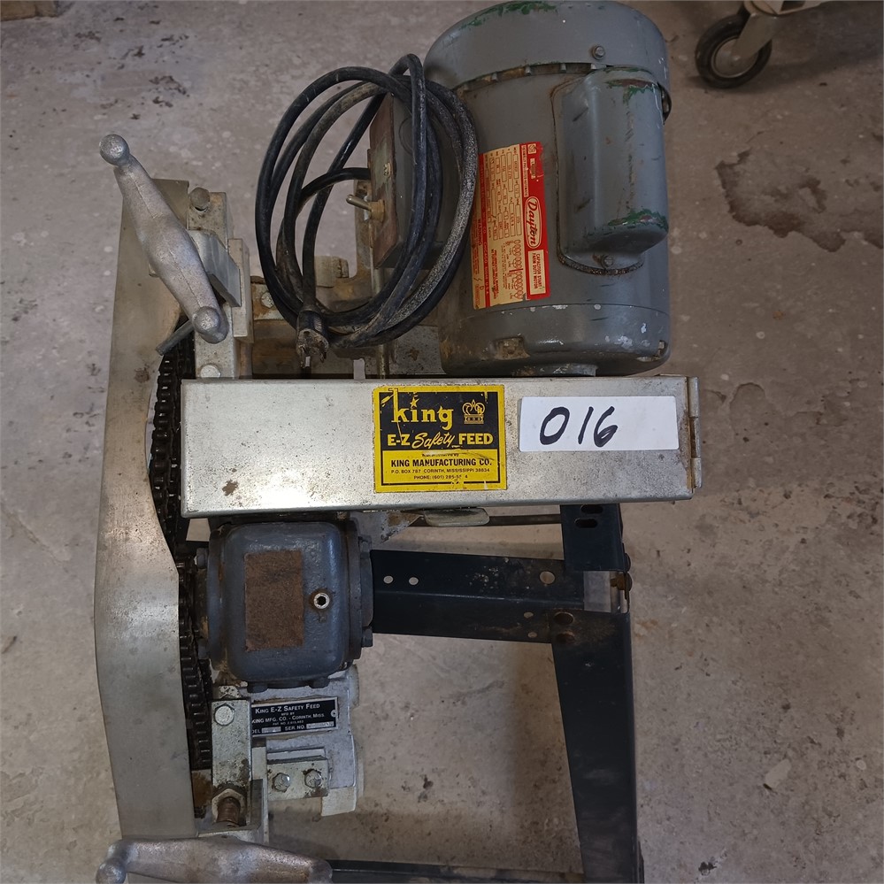 King "EZ FEED W4" Power Feed Unit with Stand
