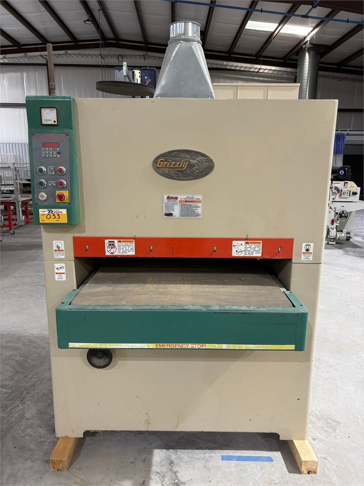 Grizzly "H2934" Double Widebelt Sander