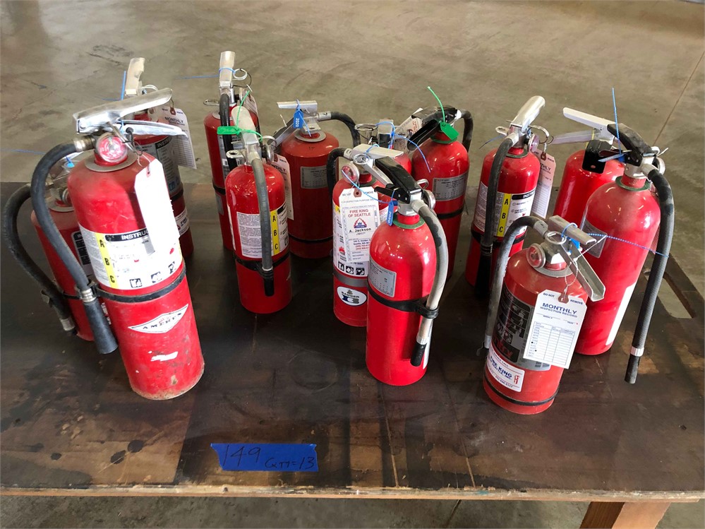 Thirteen (13) Fire Extinguishers