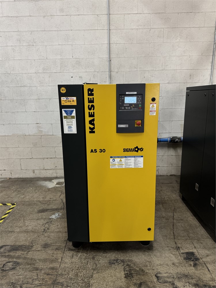 Kaeser "AS 30" Air Compressor - Rotary Screw 30HP (2022)