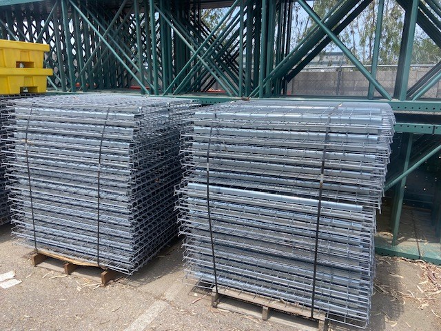 Pallet Racking Uprights, Beams and Wire Decking (New)