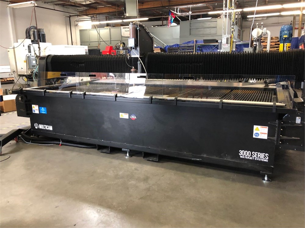 (2022) MultiCam "3-205-W" WaterJet Gantry System - Gardena, Ca