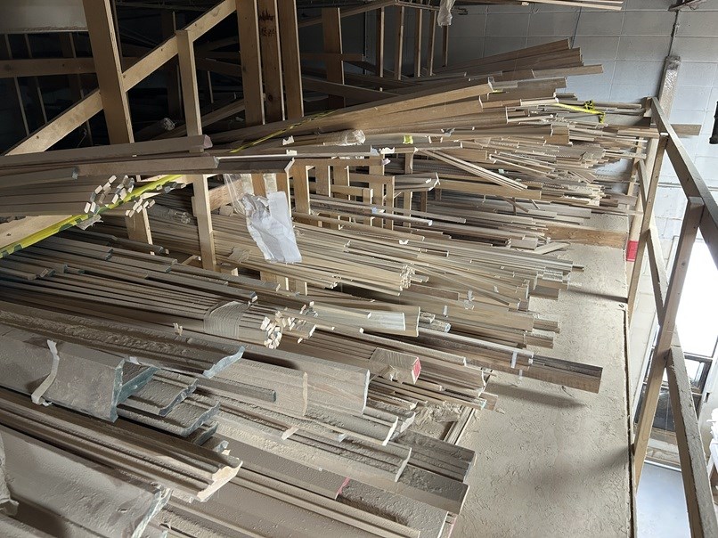 (1) Lot of Moldings on Mezzanine- Markham, ON