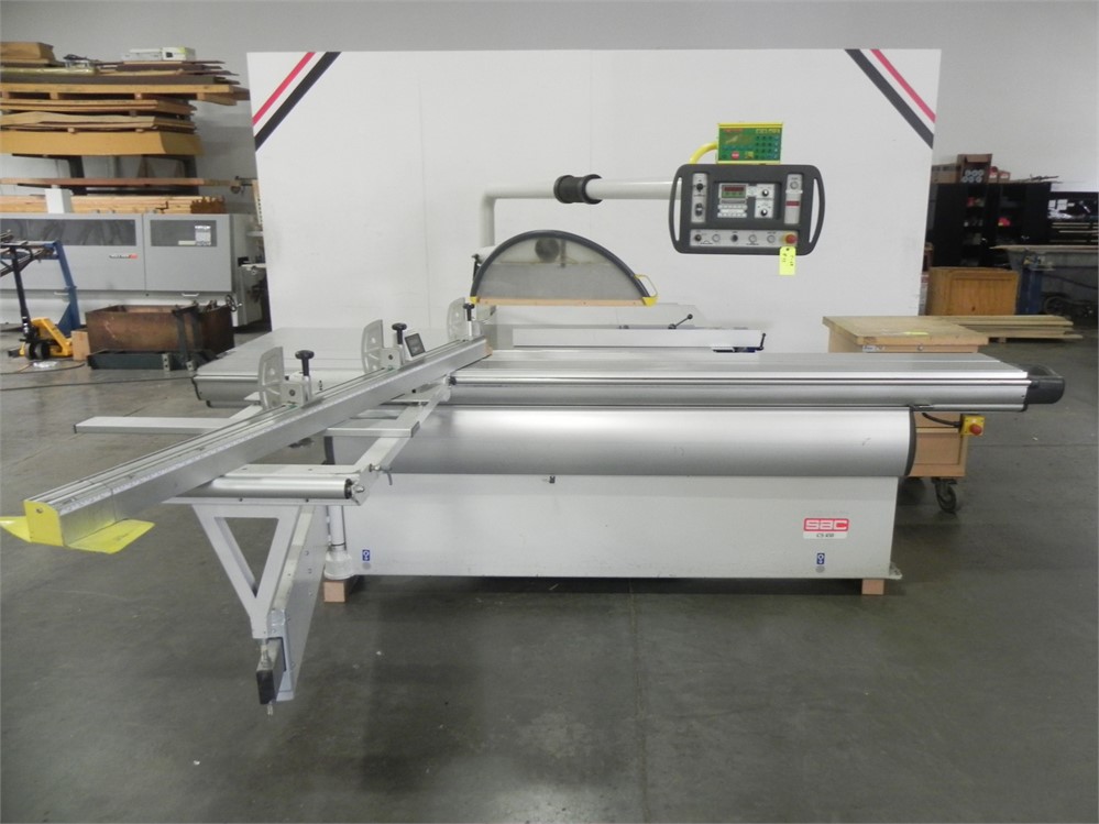 SAC "CS 450" SLIDING TABLE SAW WITH TIGER STOP RIP FENCE, YEAR 2001