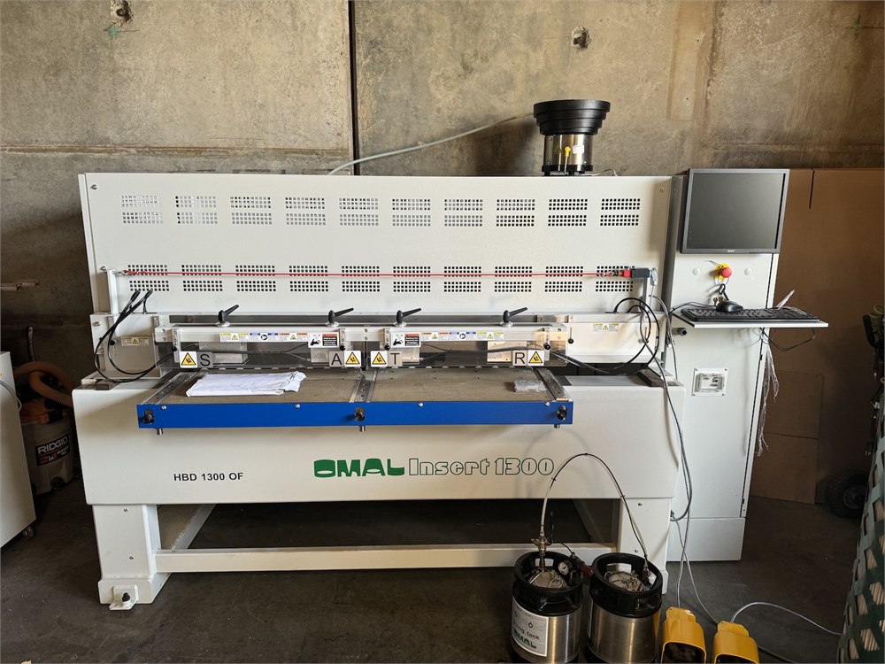 Omal "HBD-1300OF" CNC Drill and Dowel Insertion Machine (2021) - Tracy, CA