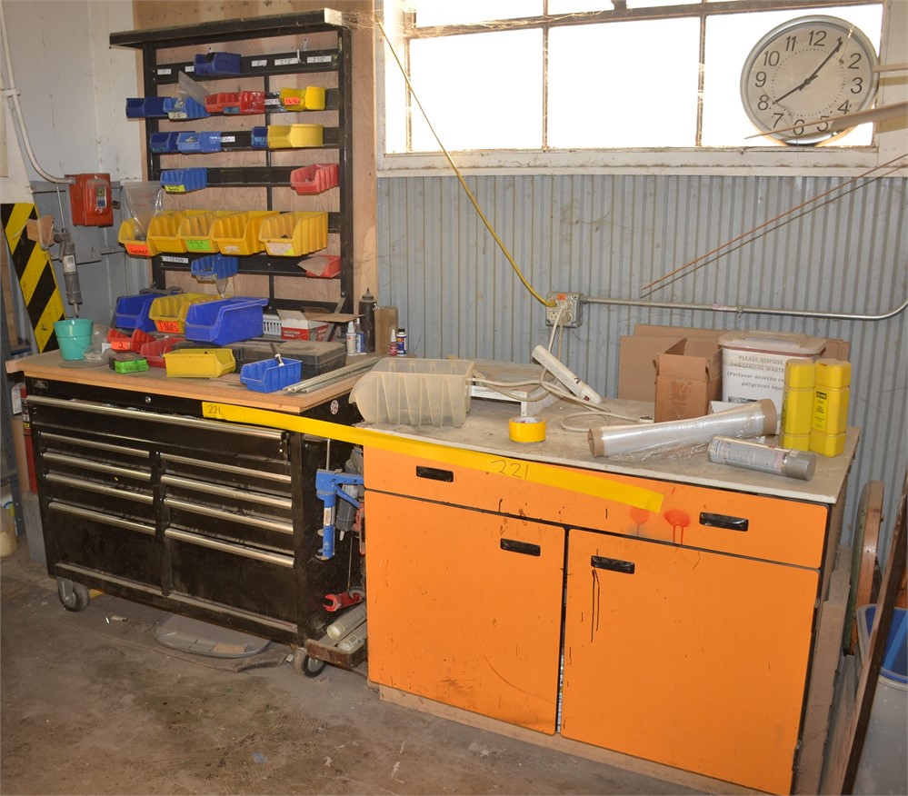 Rolling tool box, hardware storage & cabinet