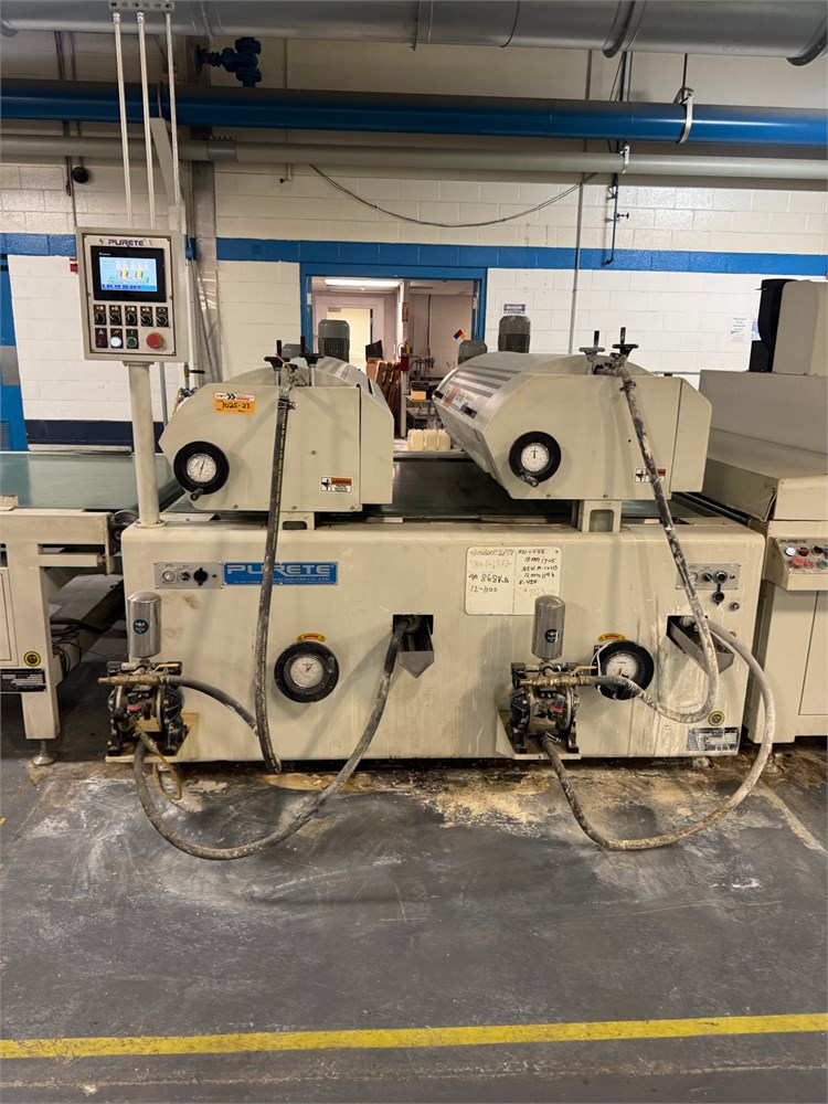 Foshan Purete "PRT-F3113" 2-Station Roll Coating Machine