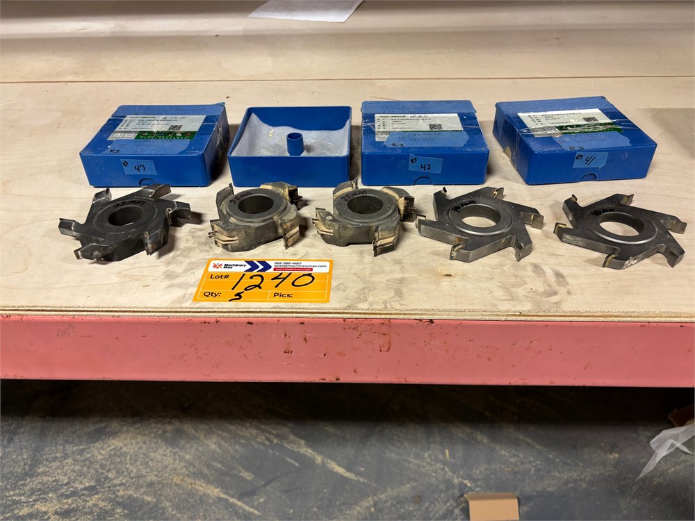 Lot of Cutter Heads - Qty (4) - as pictured