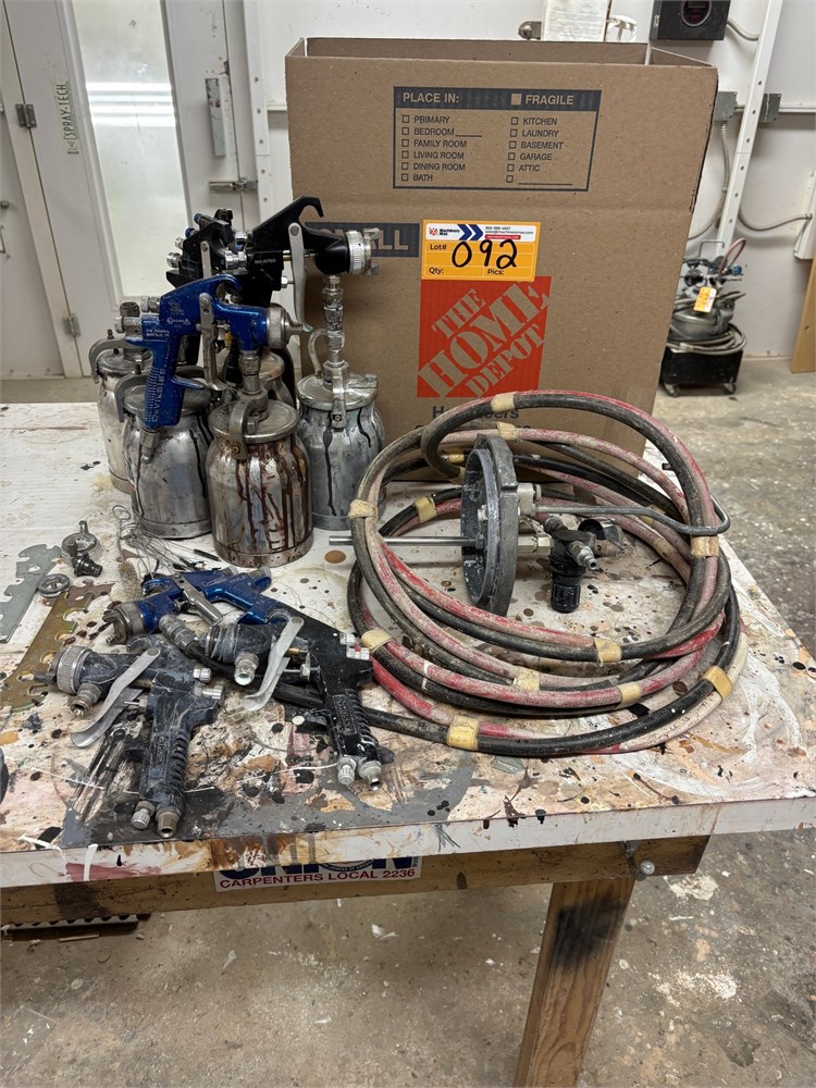 Lot of Paint Guns as pictured