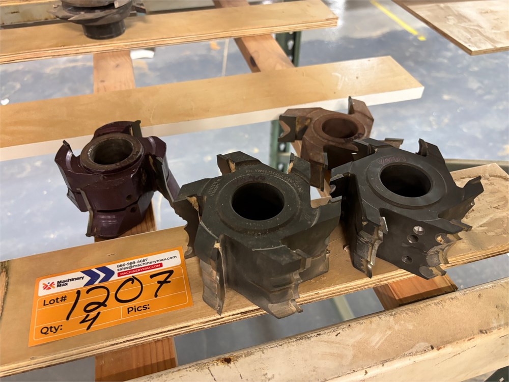 Lot of Cutter Heads - Qty (4) - as pictured