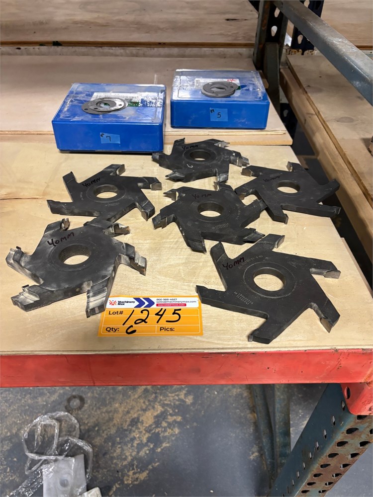 Lot of Cutter Heads - Qty (6) - as pictured