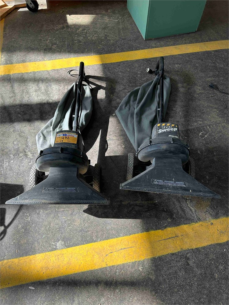 Shop Sweep Vacuums Qty. (2)