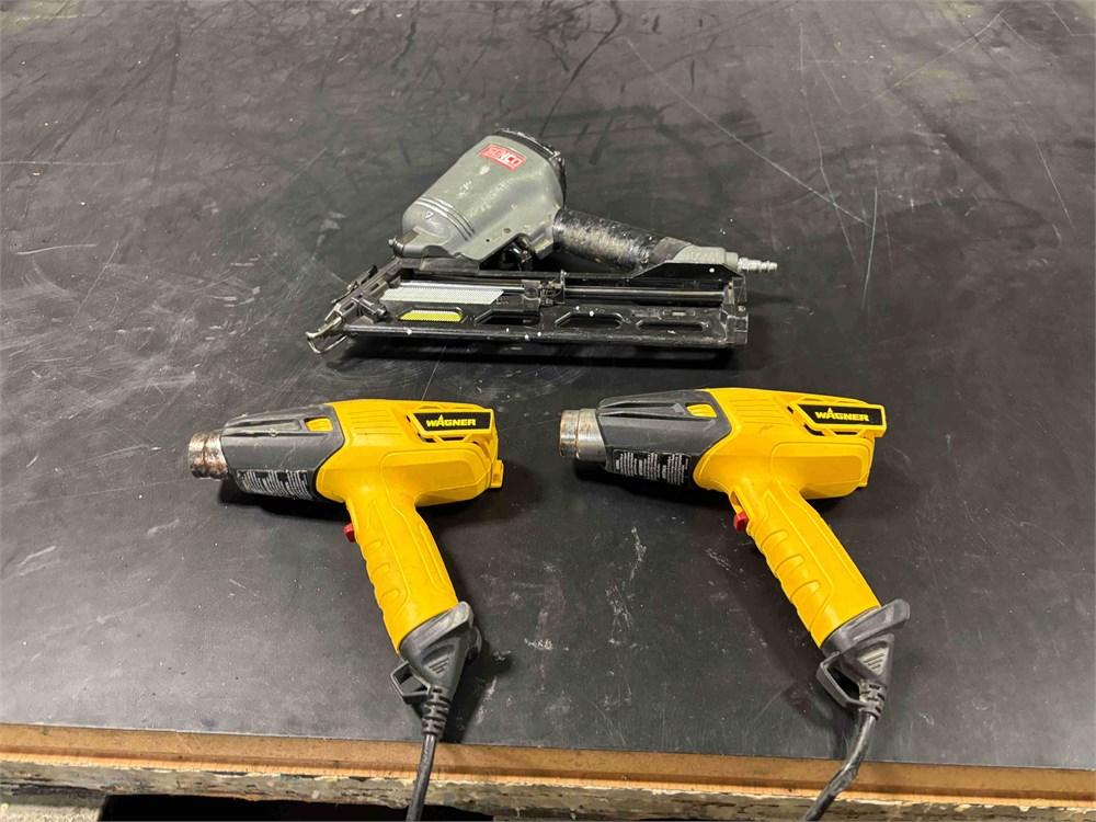 (2) Heat Guns & Senco Pneumatic Nailer