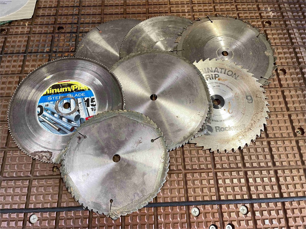 Seven (7) Saw Blades (9" and 10")