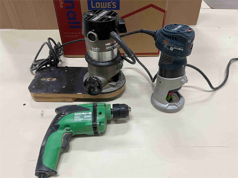 Trim Router, Router, & Drill