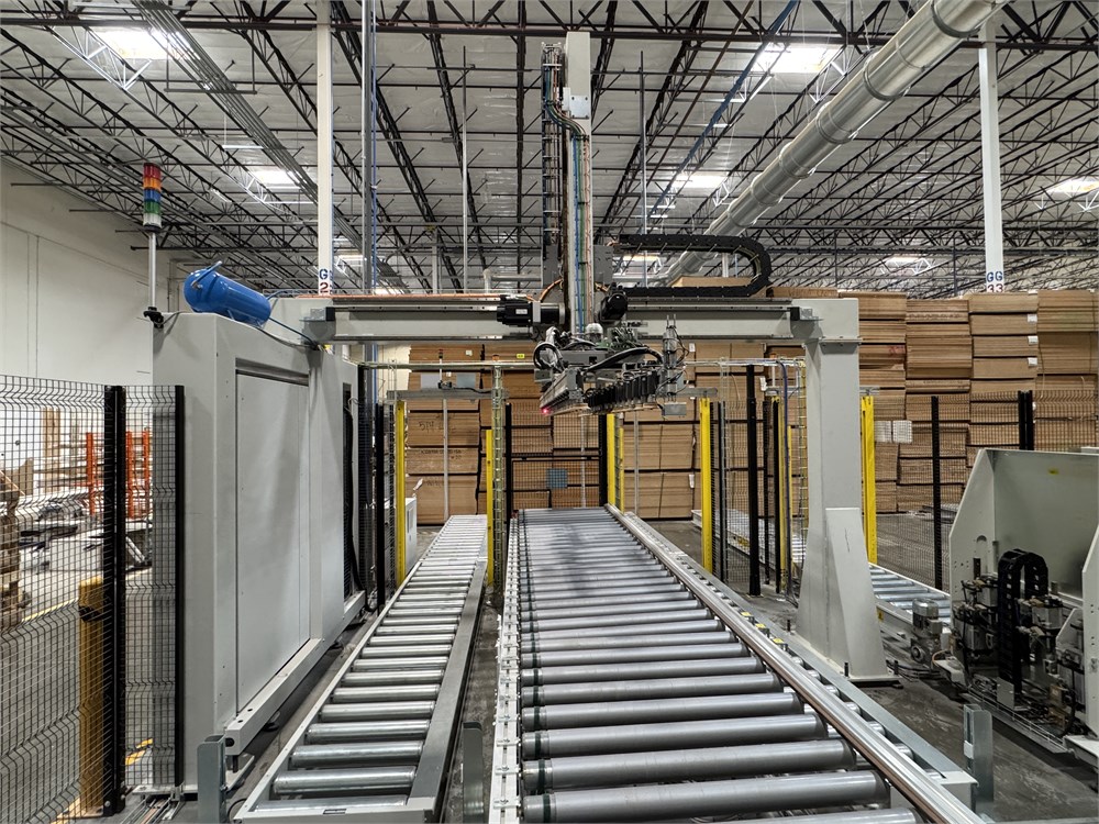 Biesse "Winner W3" Vacuum Loader and Conveyor