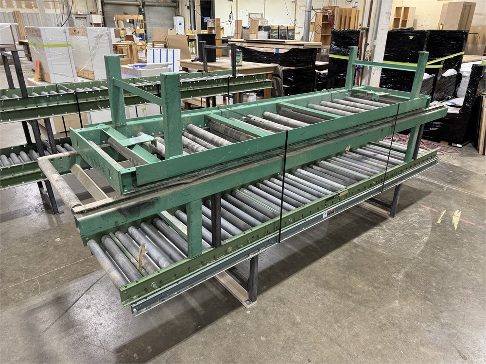(4) Buschman Roller Conveyors