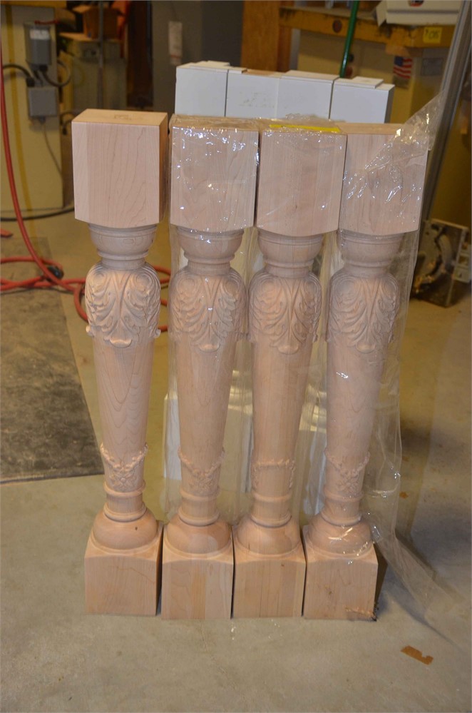 Wood table legs