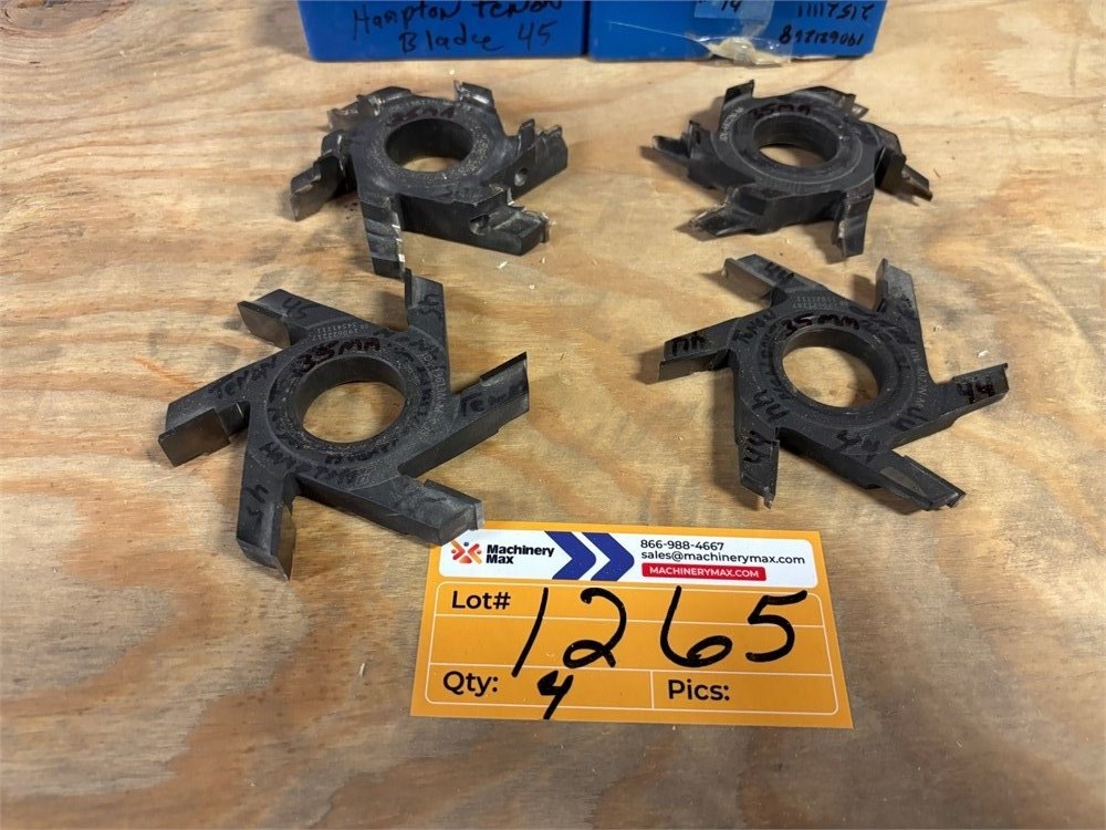Lot of Cutter Heads - Qty (4) - as pictured