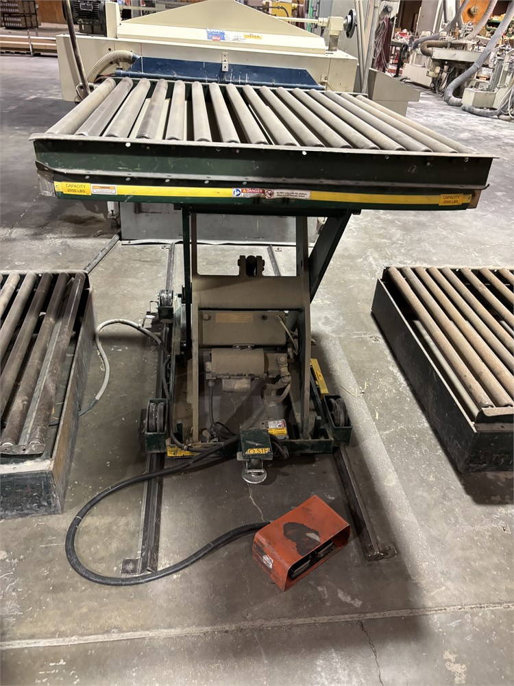 Southworth "KLS2-36" Lift Table & Conveyor