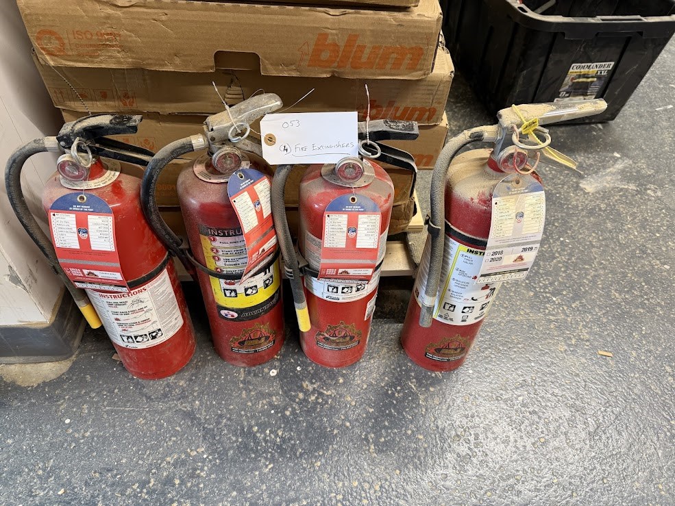 (4) Fire Extinguishers