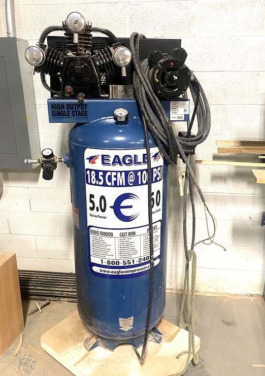 Eagle "C5160V1" Air Compressor - 5hp, 208/230V 1 (Single) Phase