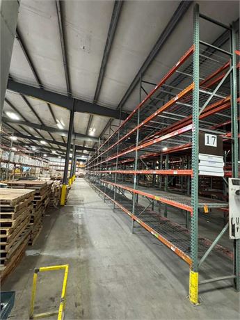 Lot - Pallet Racking - Disassembled & ready to load | Place Your Bid at ...
