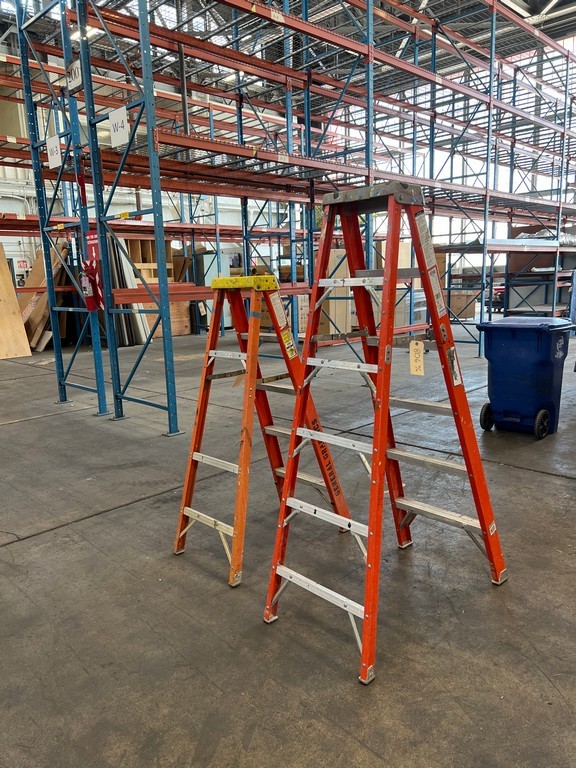 (2) Fiberglass Ladders