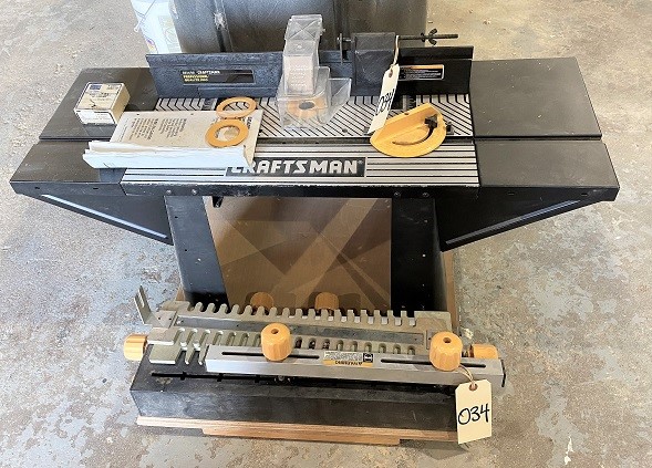 CRAFTSMAN ROUTER TABLE & DOVETAIL JIG