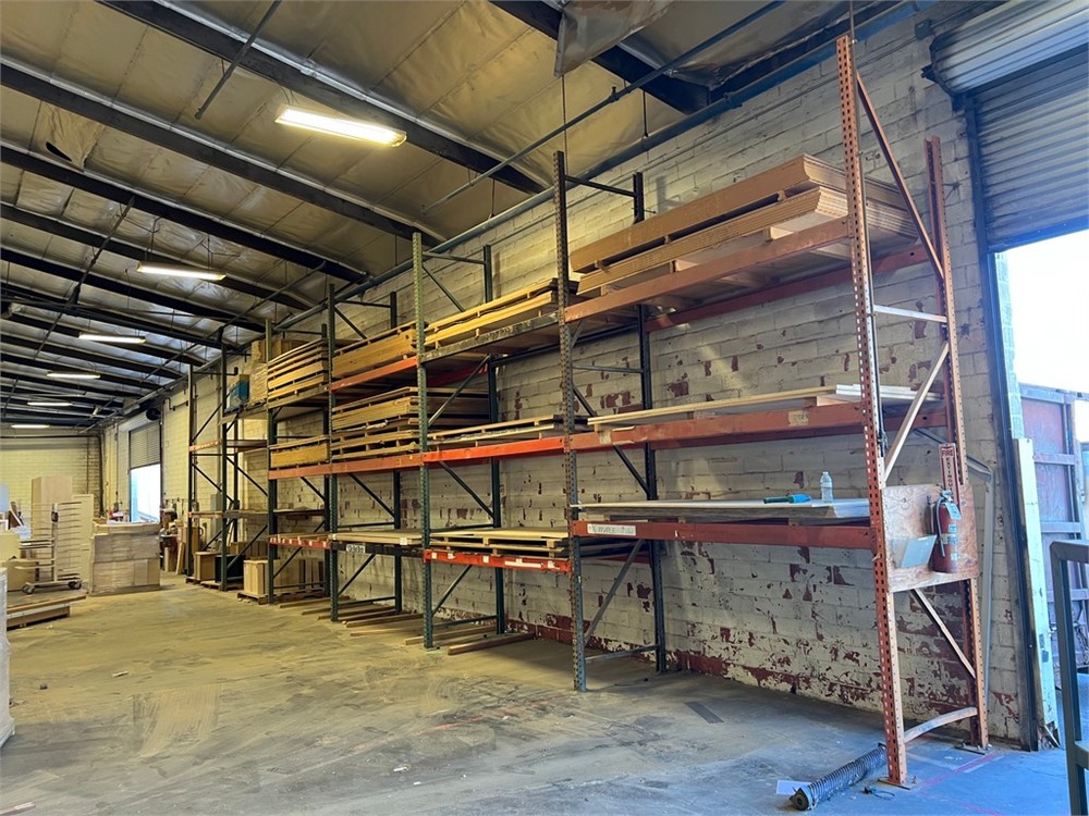 Pallet Racking - (6) Sections - Rack Only NO Contents