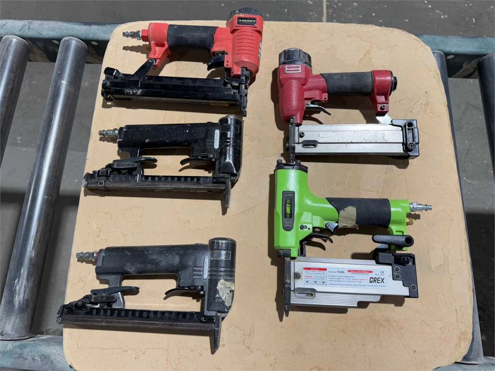 Five (5) Pneumatic Nailers