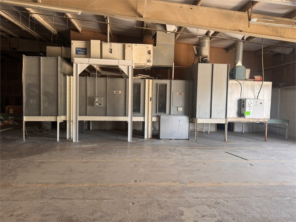 Col-Met Spray Booth Line with IR Cure Oven