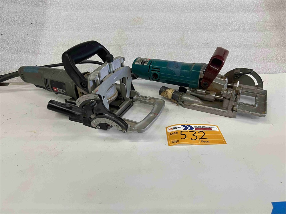 Porter Cable & Makita  Plate Jointers Qty. (2)