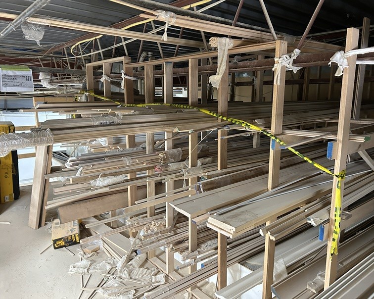 (1) Lot of Moldings on Mezzanine- Markham, ON
