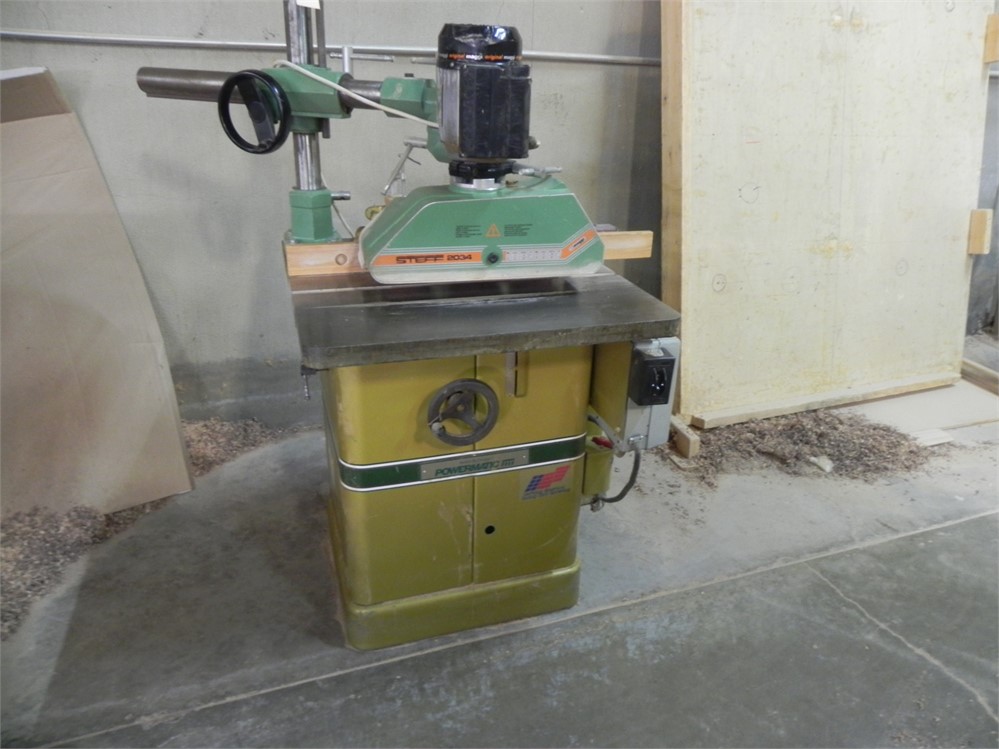 POWERMATIC "26" SPINDLE SHAPER WITH MAGGI/STEFF POWERFEEDER
