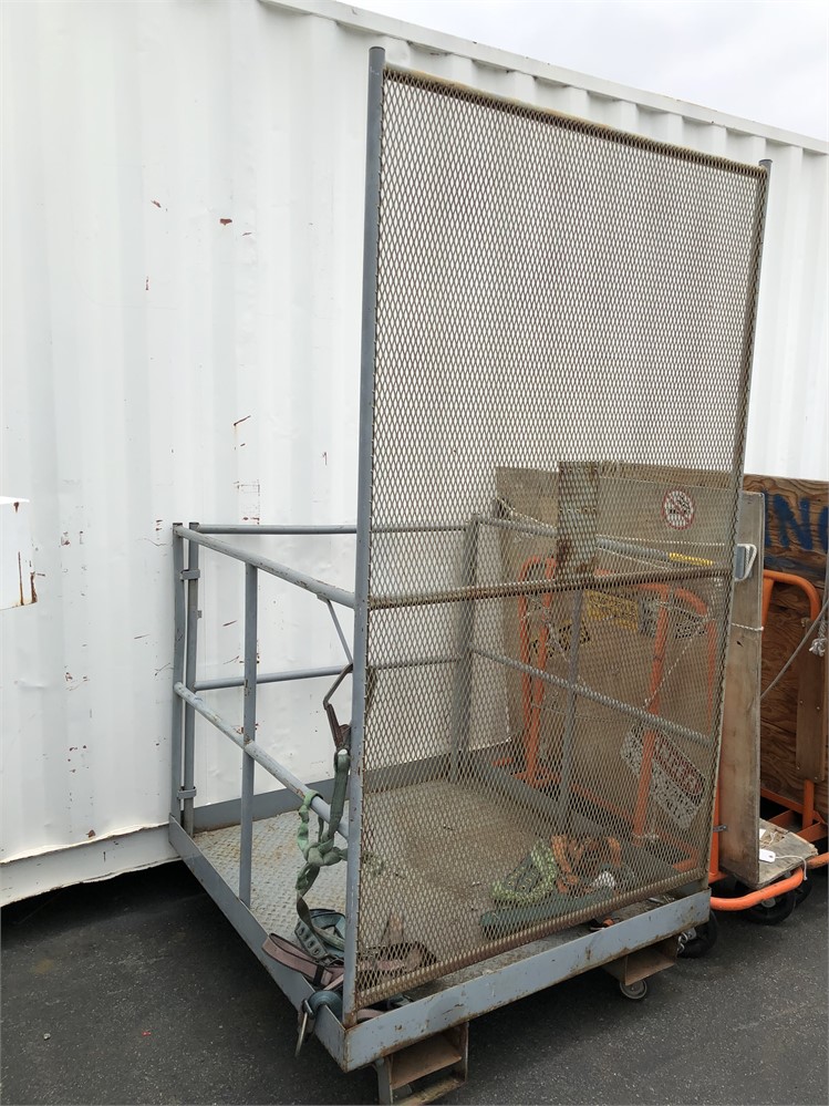 Forklift Safety Cage and Harnesses