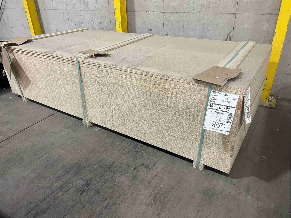 5/8" x 4' x 9'  Particle Board