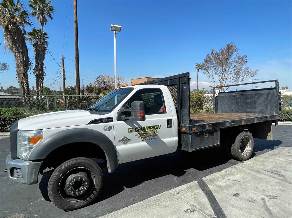 Ford "F-450" Flatbed Truck