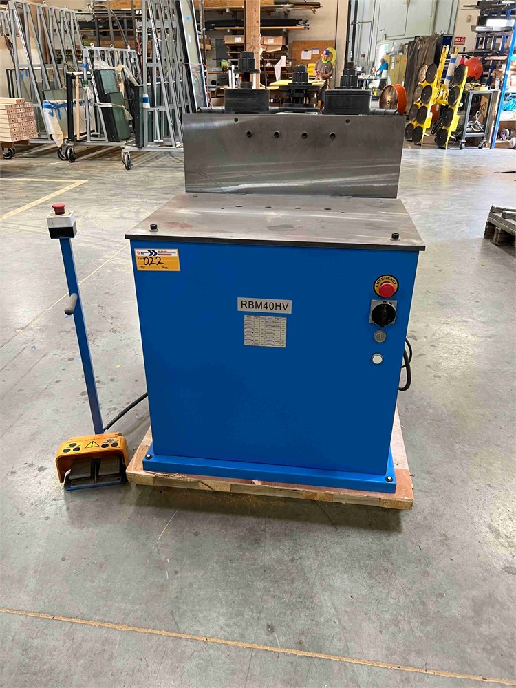 "RBM40HV" Round Bending Machine