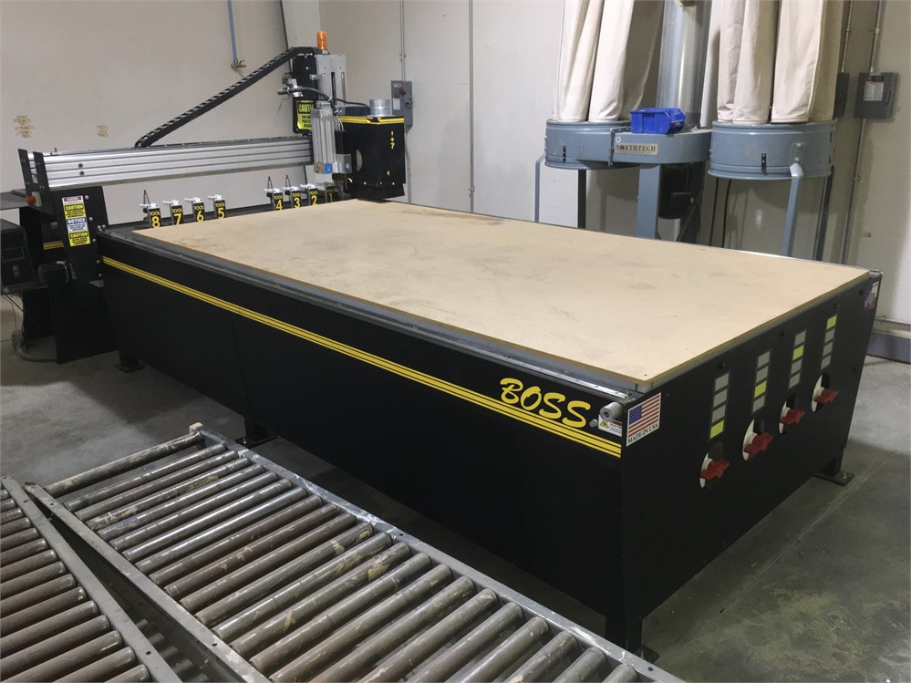BOSS "CNC ROUTER 5x10 WITH TOOL CHANGER", YEAR 2016